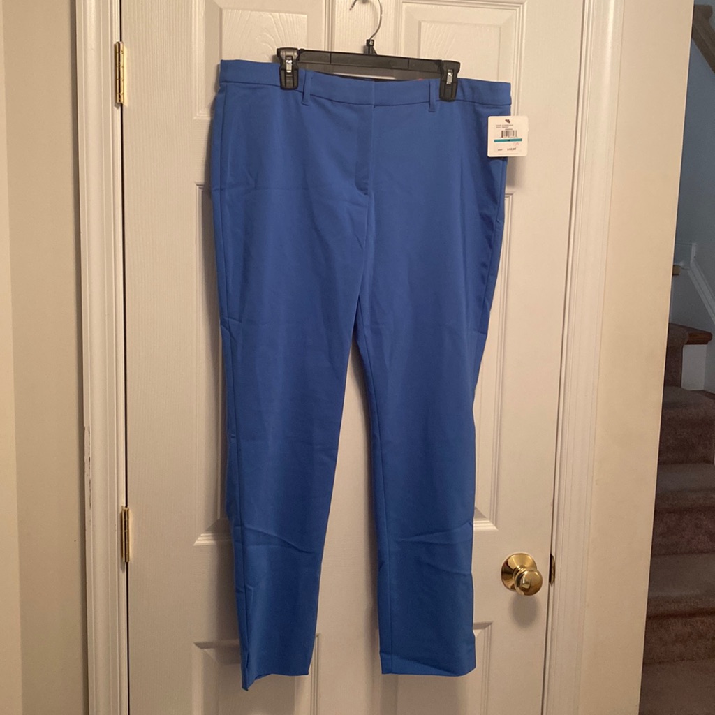 Brand New Rafaella Tropez Blue Classic Ankle Pantssize 16